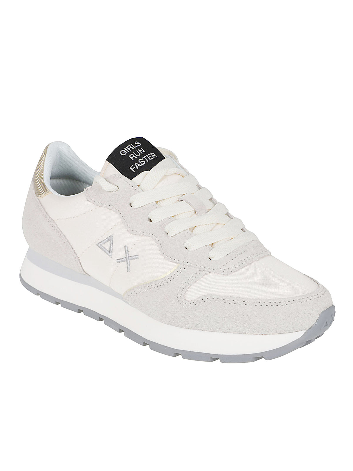 SNEAKERS DONNA ALLY SILVER GOLD - SUN68<BR/> BZ46202 31 BIANCO PANNA SUN68 
