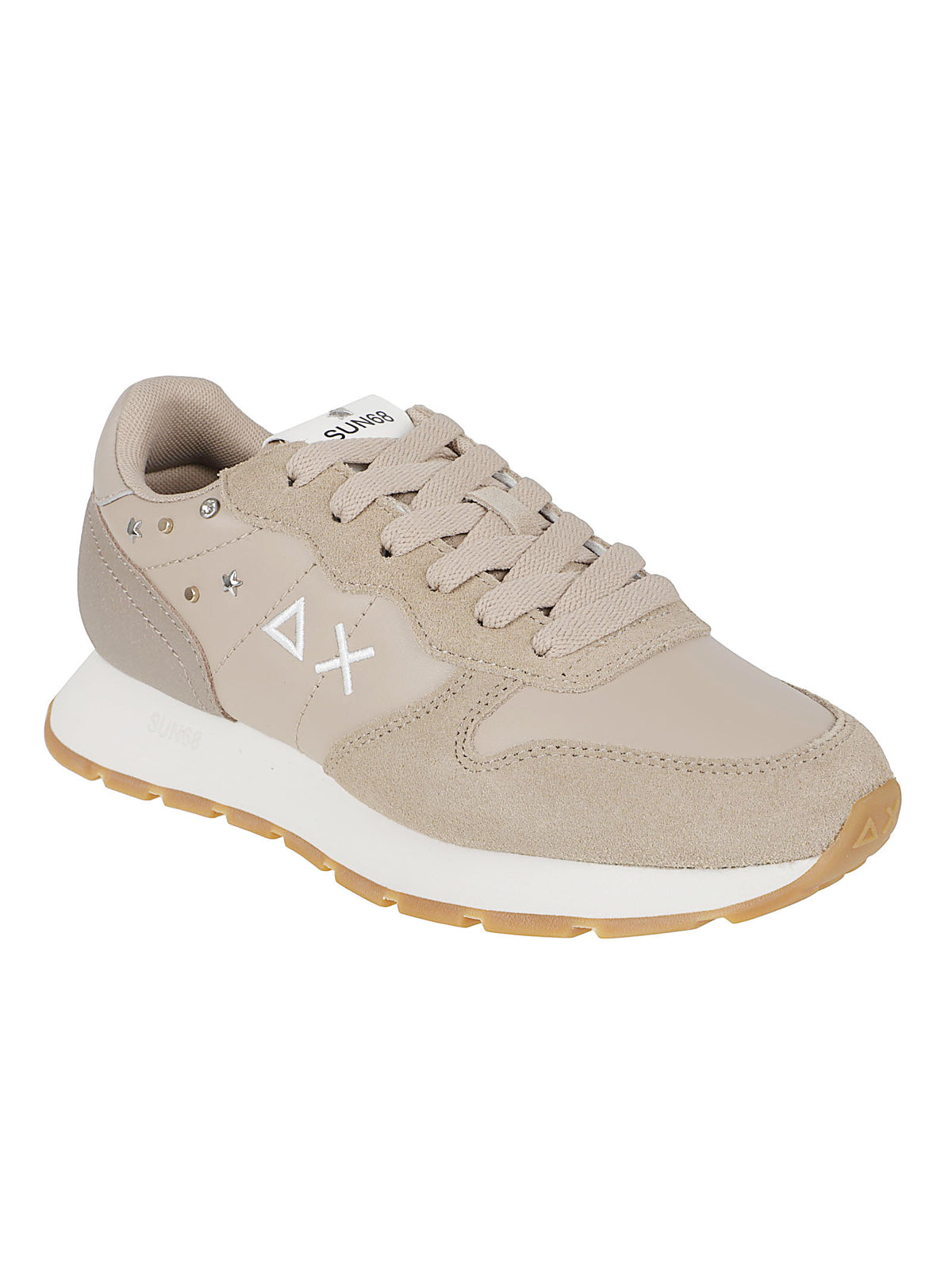 SNEAKERS DONNA ALLY STUDS - SUN68<BR/> BZ46206 77 Beige scuro SUN68 