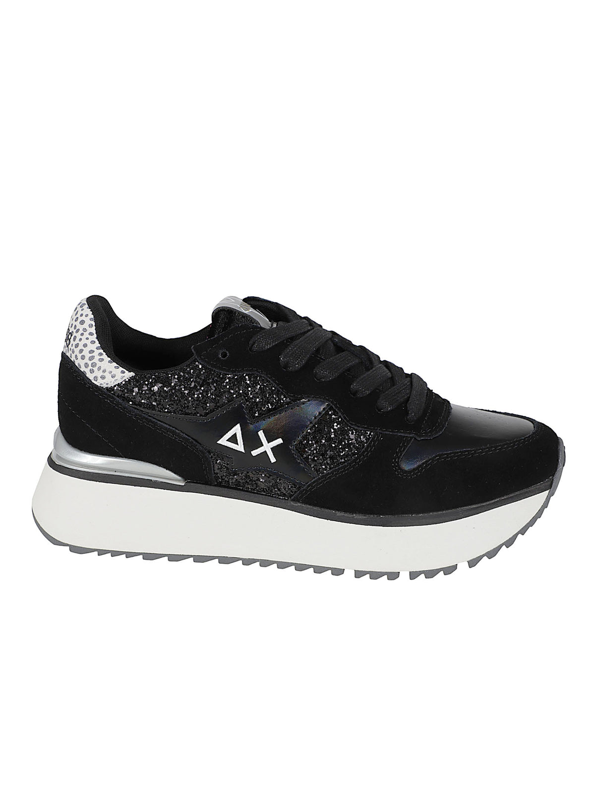 SNEAKERS DONNA BIG STARGIRLGLITTER -SUN68<BR/> BZ46230 11 Nero SUN68 