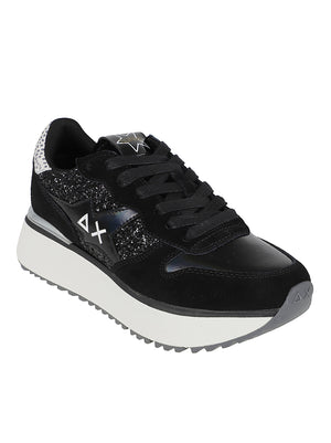 SNEAKERS DONNA BIG STARGIRLGLITTER -SUN68<BR/> BZ46230 11 Nero SUN68 
