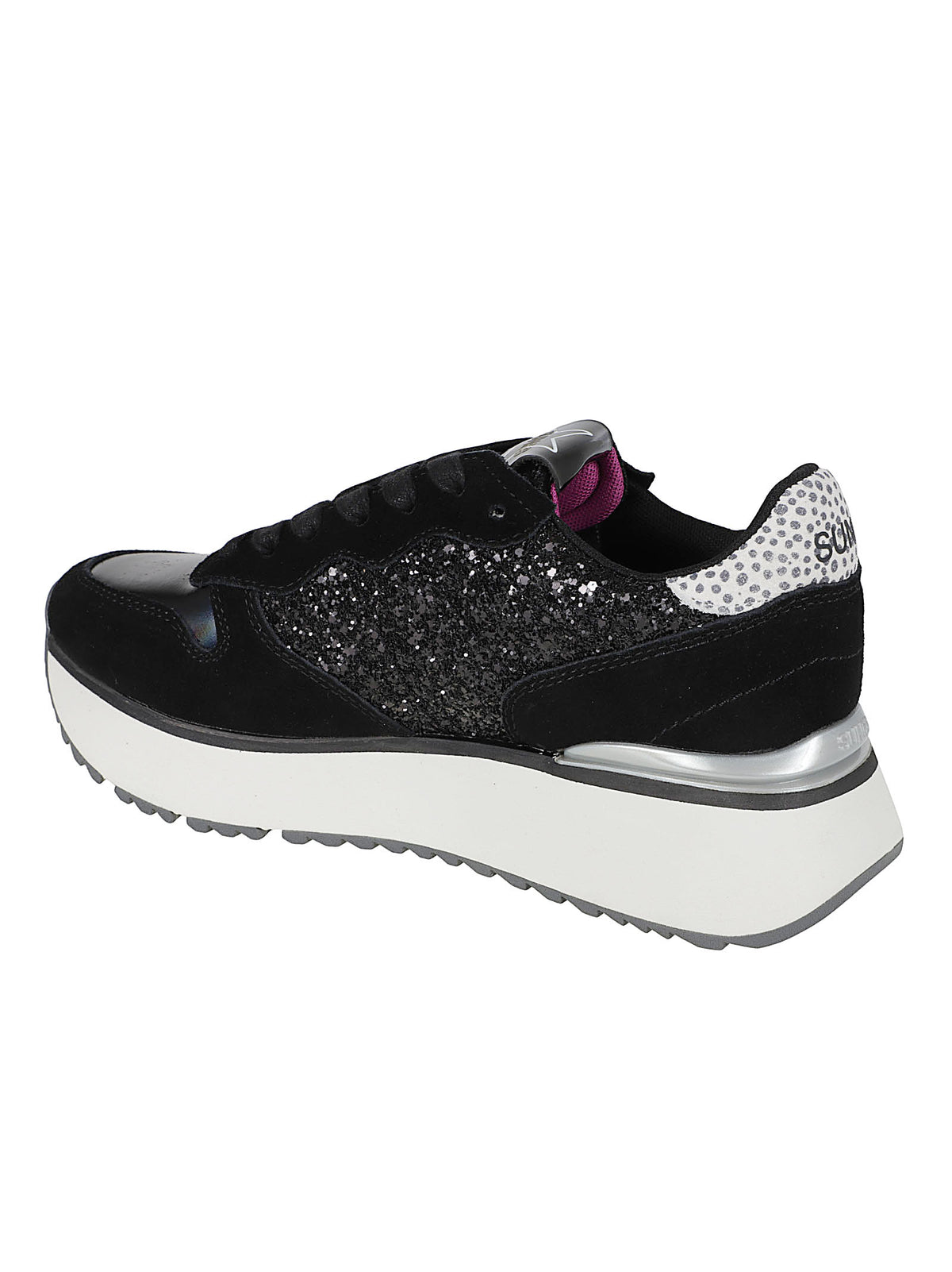 SNEAKERS DONNA BIG STARGIRLGLITTER -SUN68<BR/> BZ46230 11 Nero SUN68 