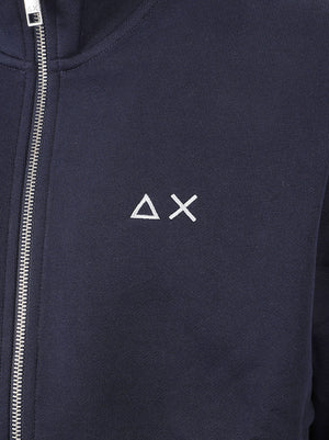 FELPA UOMO TRACKZIP BASIC - SUN68 F46101 07 NAVY BLUE SUN68 