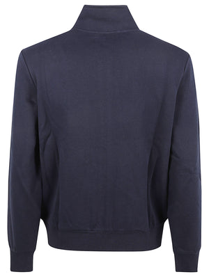FELPA UOMO TRACKZIP BASIC - SUN68 F46101 07 NAVY BLUE SUN68 