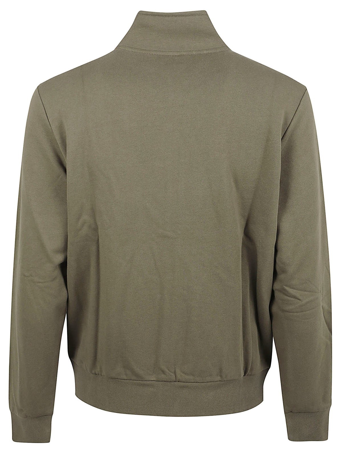 FELPA UOMO TRACKZIP BASIC - SUN68 <BR/> F46101 74 MILITARE SCURO SUN68 
