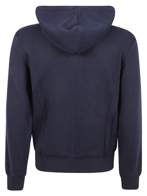 FELPA UOMO CON CAPPUCCIO BASIC - SUN68 F46102 07 NAVY BLUE SUN68 