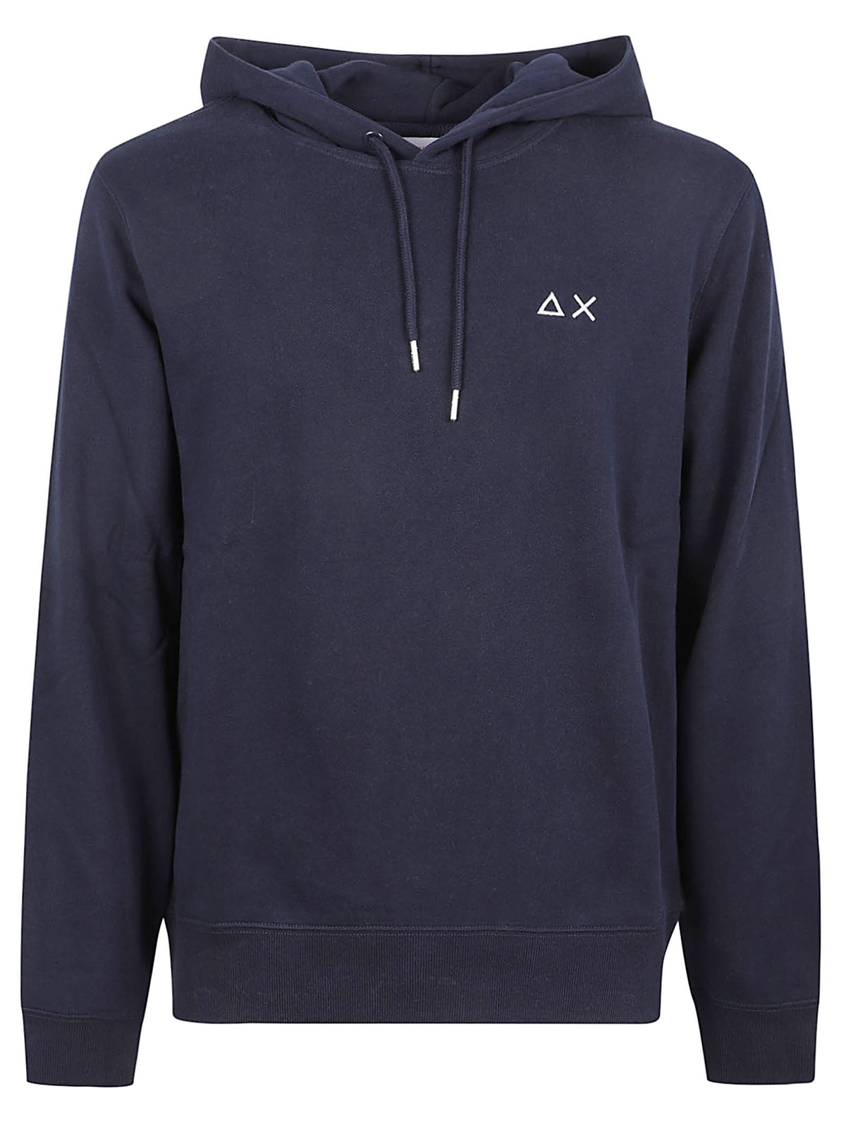 FELPA UOMO CON CAPPUCCIO BASIC  - SUN68 F46104 07 NAVY BLUE SUN68 
