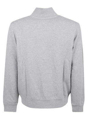 CARDIGAN IN FELPA UOMO BASIC - SUN68 <BR/> F46105 06 Grigio chiaro SUN68 