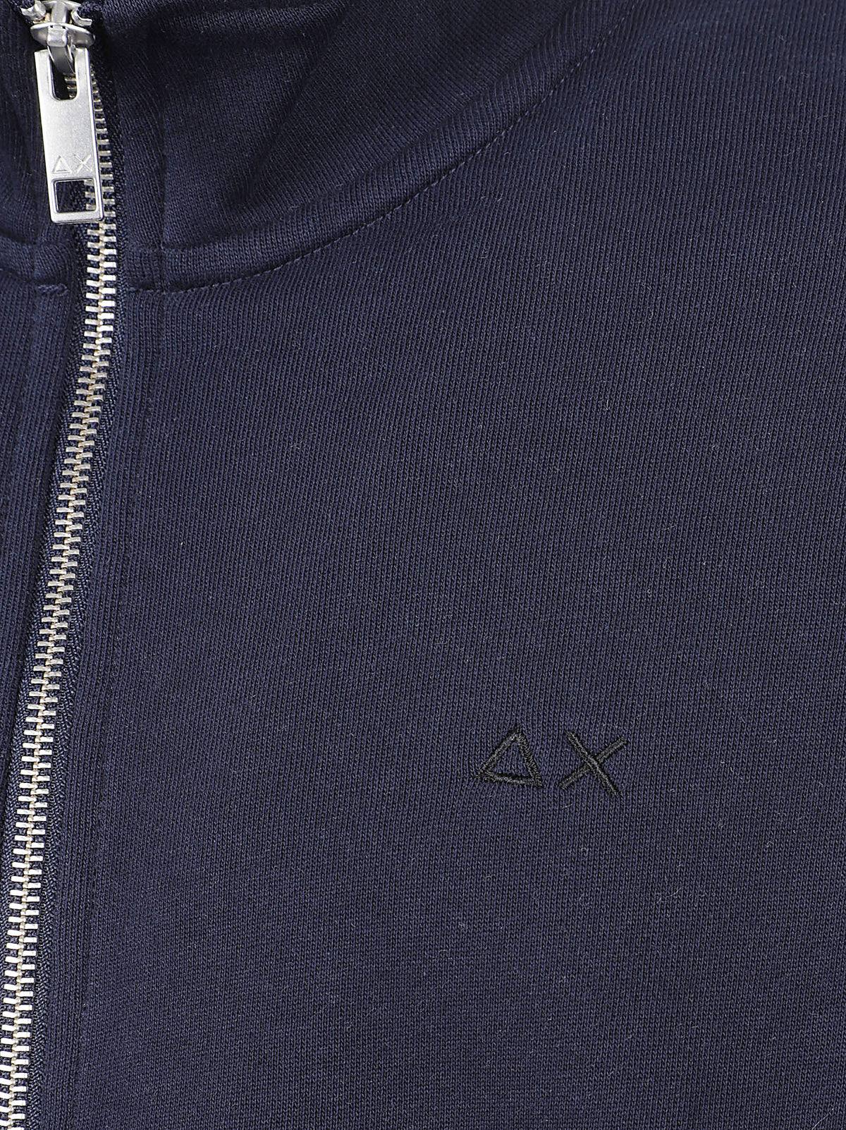 FELPA UOMO TRACKZIP CONTRAST - SUN68 F46114 07 NAVY BLUE SUN68 