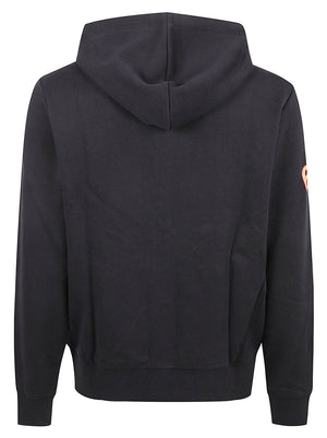FELPA UOMO CON CAPPUCCIO FLUO - SUN68 F46128 11 Nero SUN68 