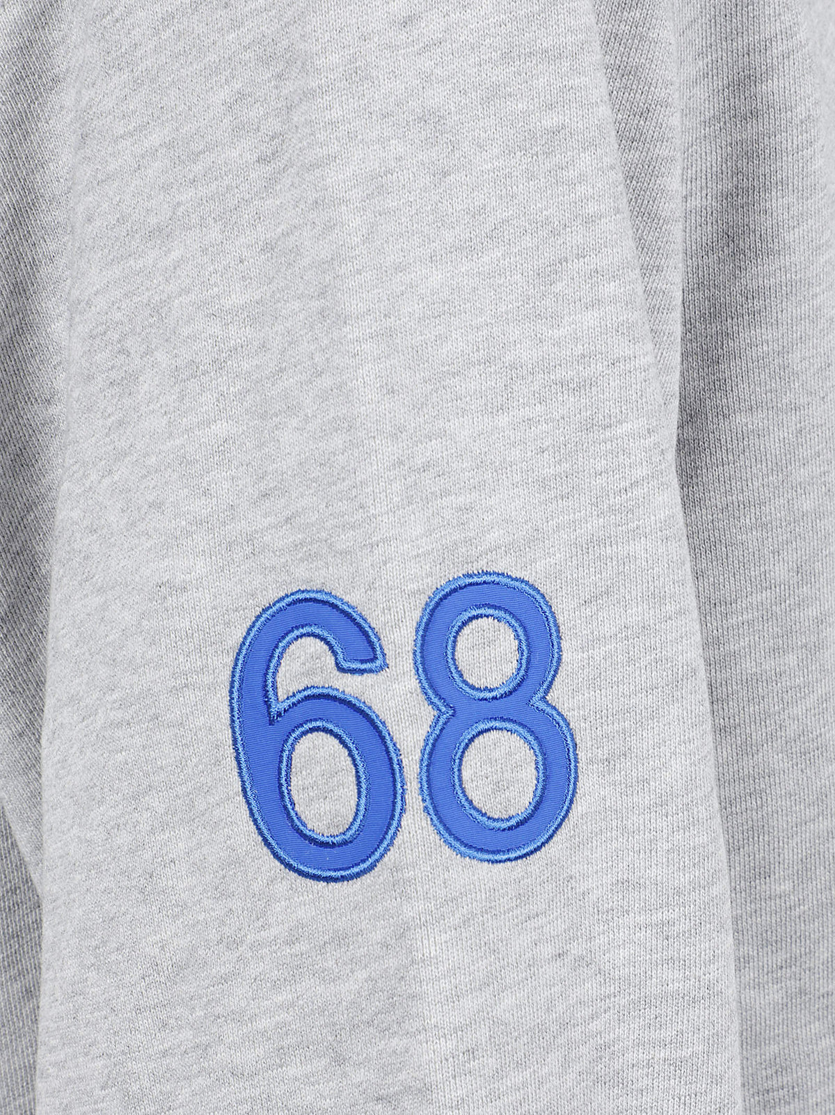 FELPA GIROCOLLO UOMO FLUO BASIC - SUN68 F46130 06 Grigio chiaro SUN68 