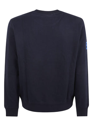 FELPA GIROCOLLO UOMO FLUO BASIC - SUN68 F46130 07 NAVY BLUE SUN68 
