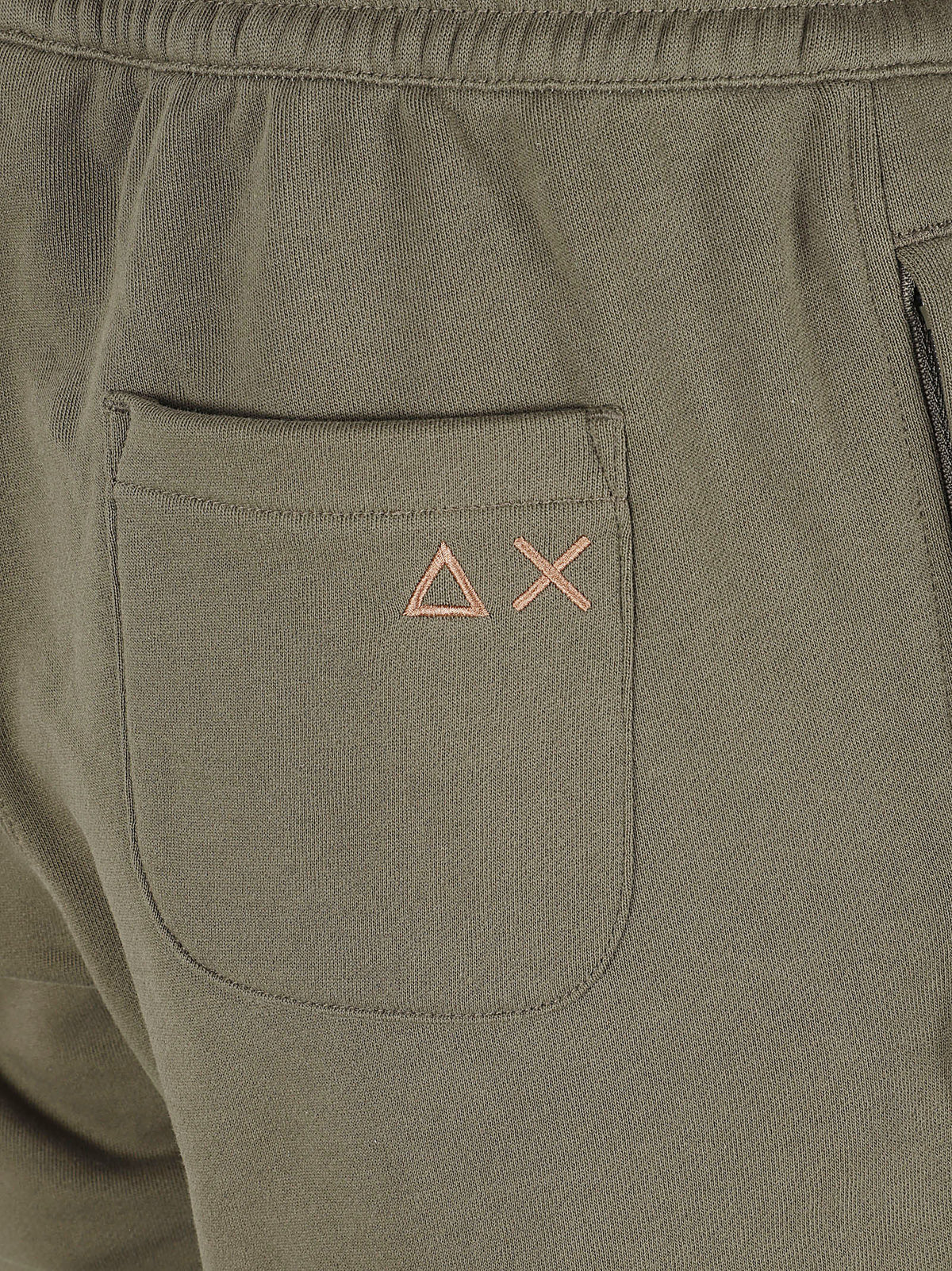 PANTALONI JOGGING UOMO BASIC - SUN68<BR/> F46135 74 MILITARE SCURO SUN68 