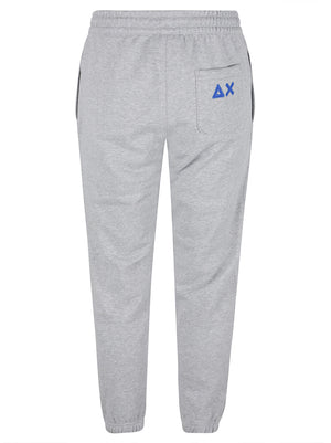 PANTALONI JOGGING UOMO FLUO BASIC - SUN68<BR/> F46142 06 Grigio chiaro SUN68 