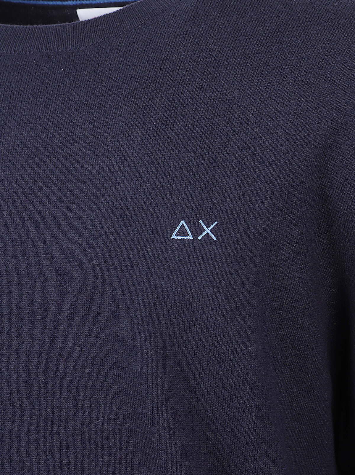 MAGLIONE GIROCOLLO UOMO BASIC - SUN68 K46101 07 NAVY BLUE SUN68 