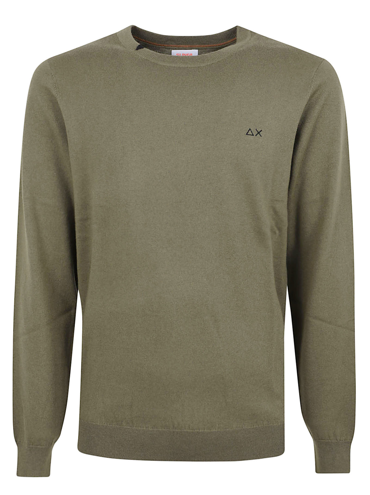 MAGLIONE GIROCOLLO UOMO  BASIC - SUN68 K46101 74 MILITARE SCURO SUN68 