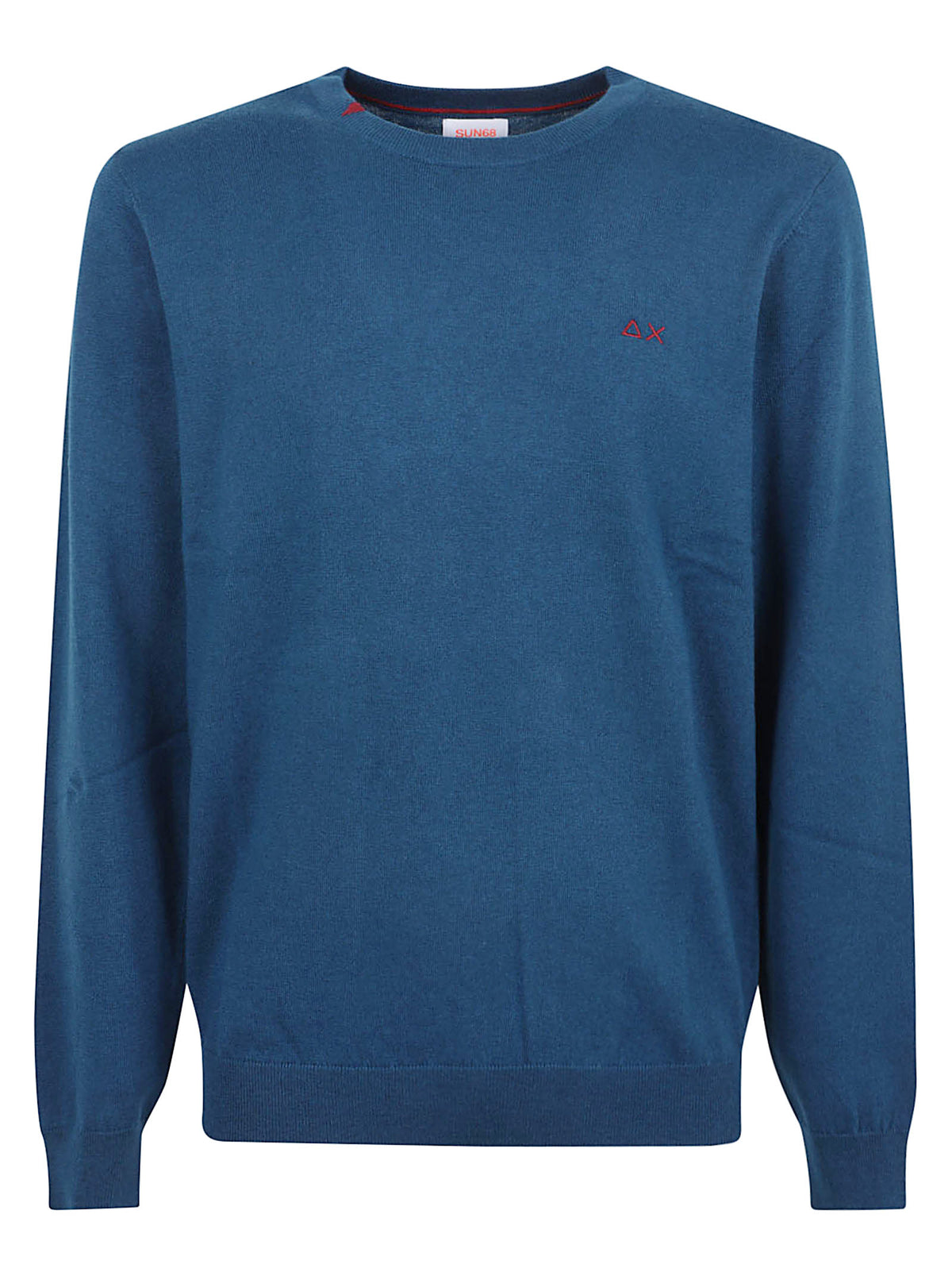 MAGLIONE GIROCOLLO uomo BASIC - SUN68 K46101 78 Petrolio SUN68 