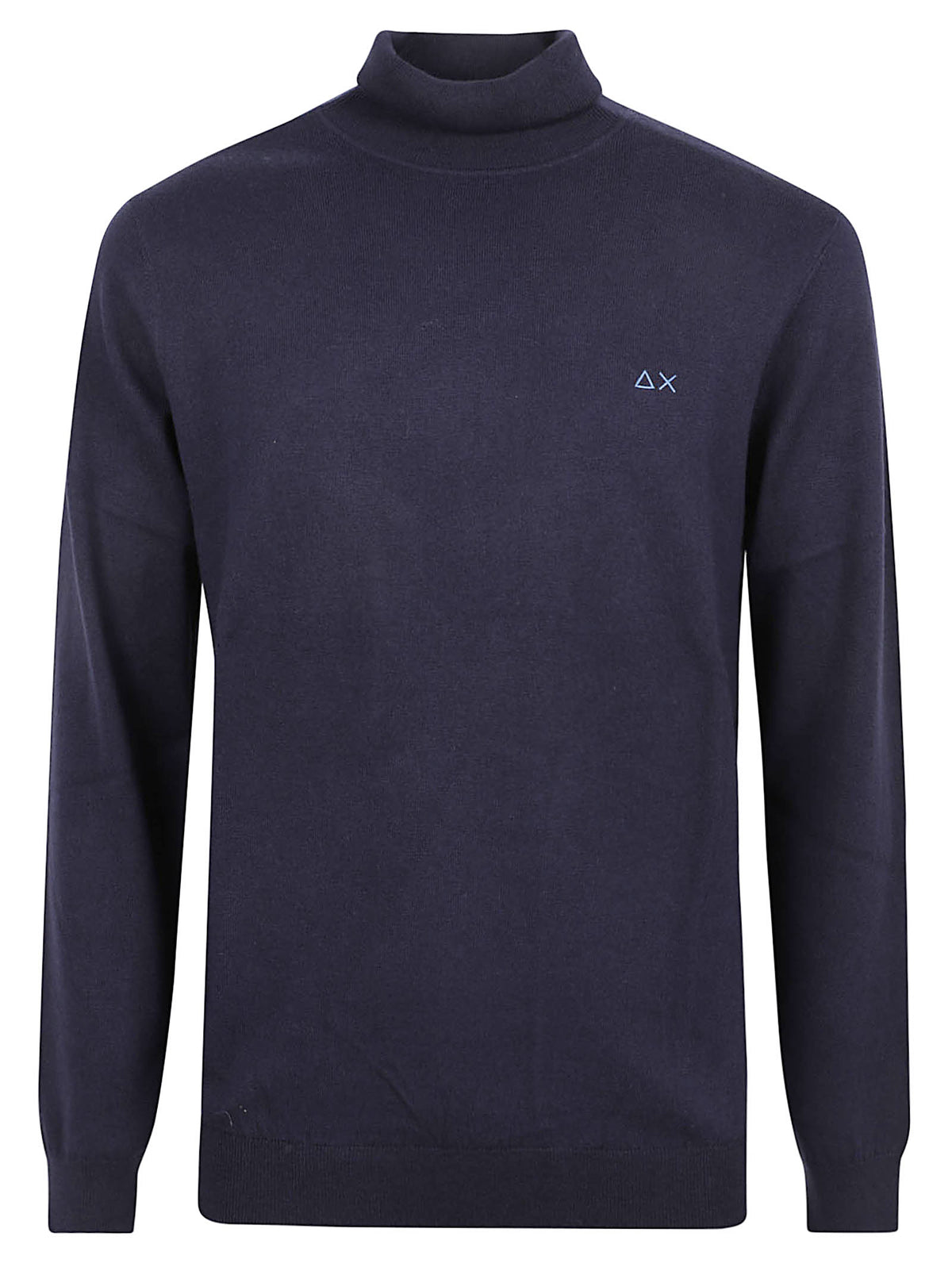 MAGLIONE UOMO A COLLO ALTO BASIC - SUN68 K46102 07 NAVY BLUE SUN68 