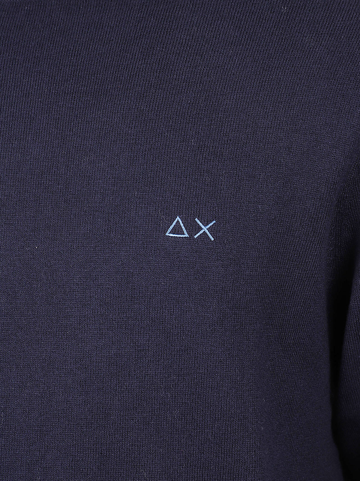 MAGLIONE UOMO A COLLO ALTO BASIC - SUN68 K46102 07 NAVY BLUE SUN68 