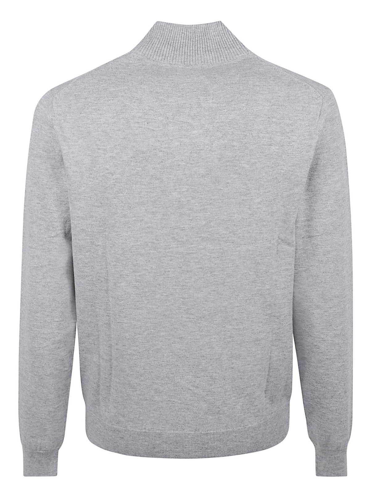 MAGLIONE UOMO MEZZA ZIP BASIC - SUN68<BR/> K46103 06 Grigio chiaro SUN68 