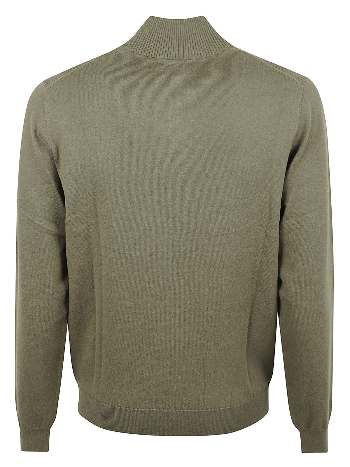 MGLIONE UOMO MEZZA ZIP BASIC - SUN68 K46103 74 MILITARE SCURO SUN68 