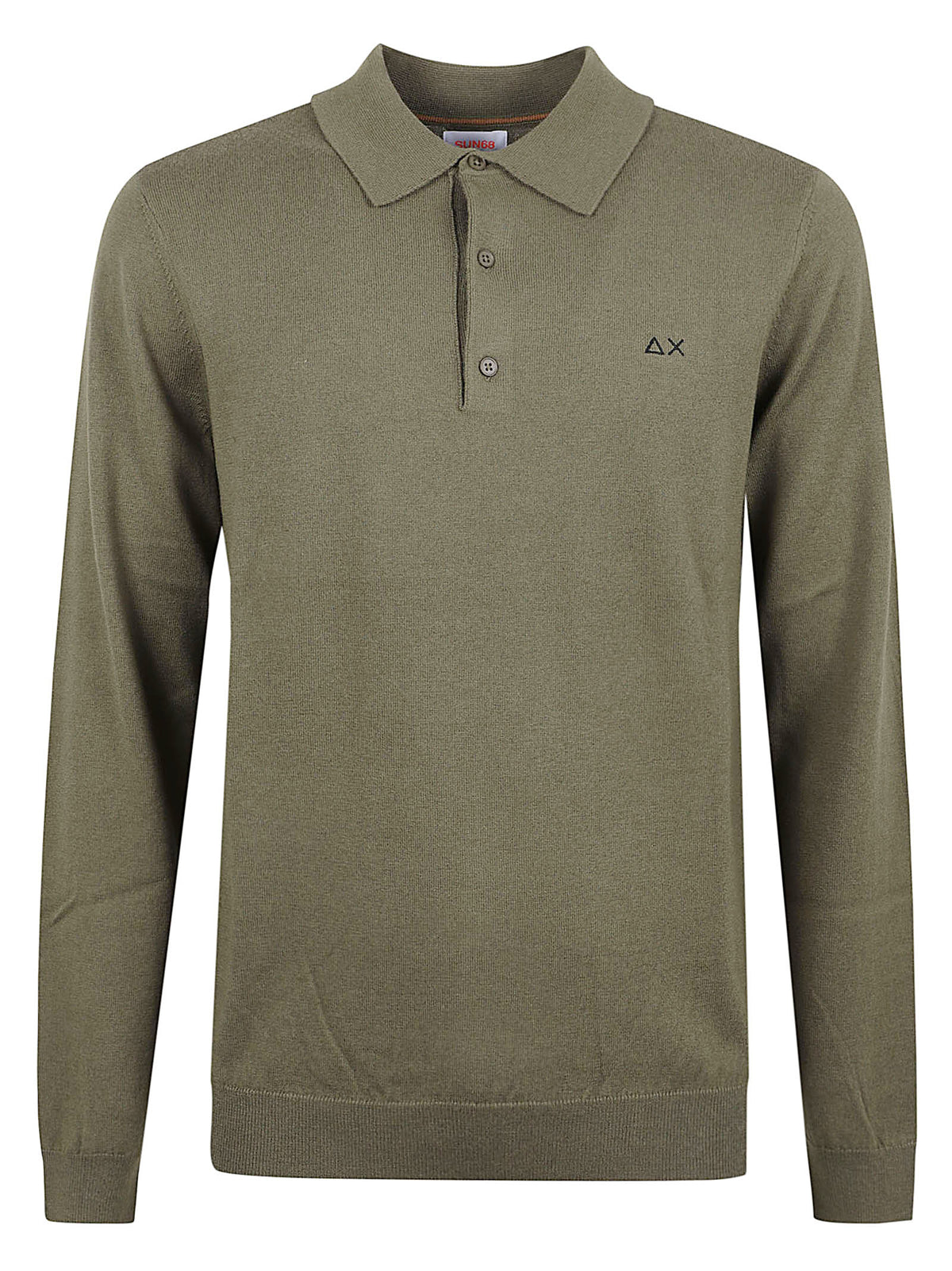 POLO UOMO IN MAGLIA BASIC - SUN68 K46105 74 MILITARE SCURO SUN68 