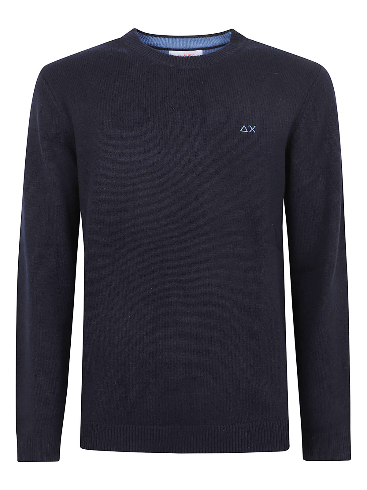 MAGLIONE GIROCOLLO UOMO WARM WOOL - SUN68 K46112 07 NAVY BLUE SUN68 