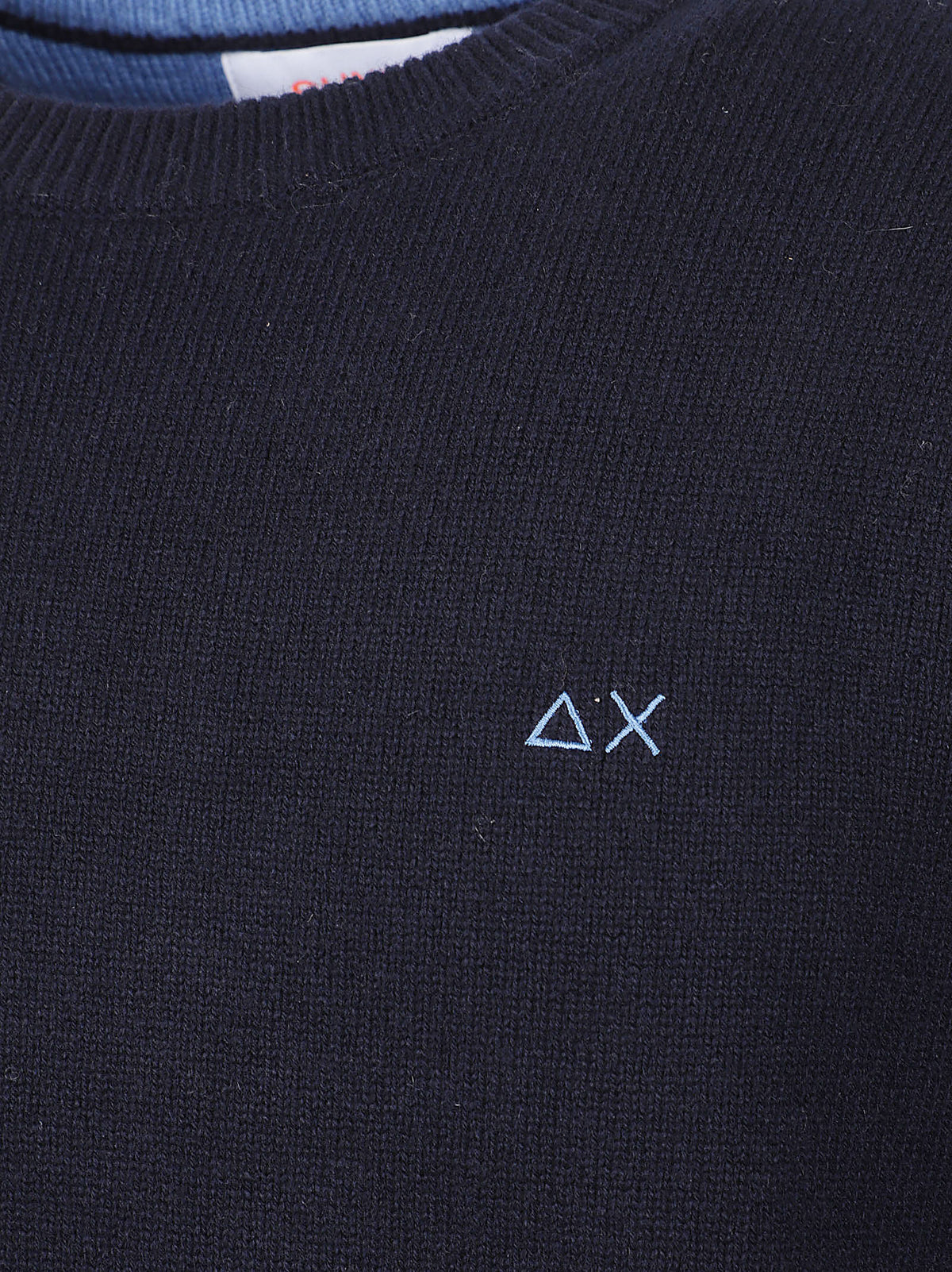 MAGLIONE GIROCOLLO UOMO WARM WOOL - SUN68 K46112 07 NAVY BLUE SUN68 