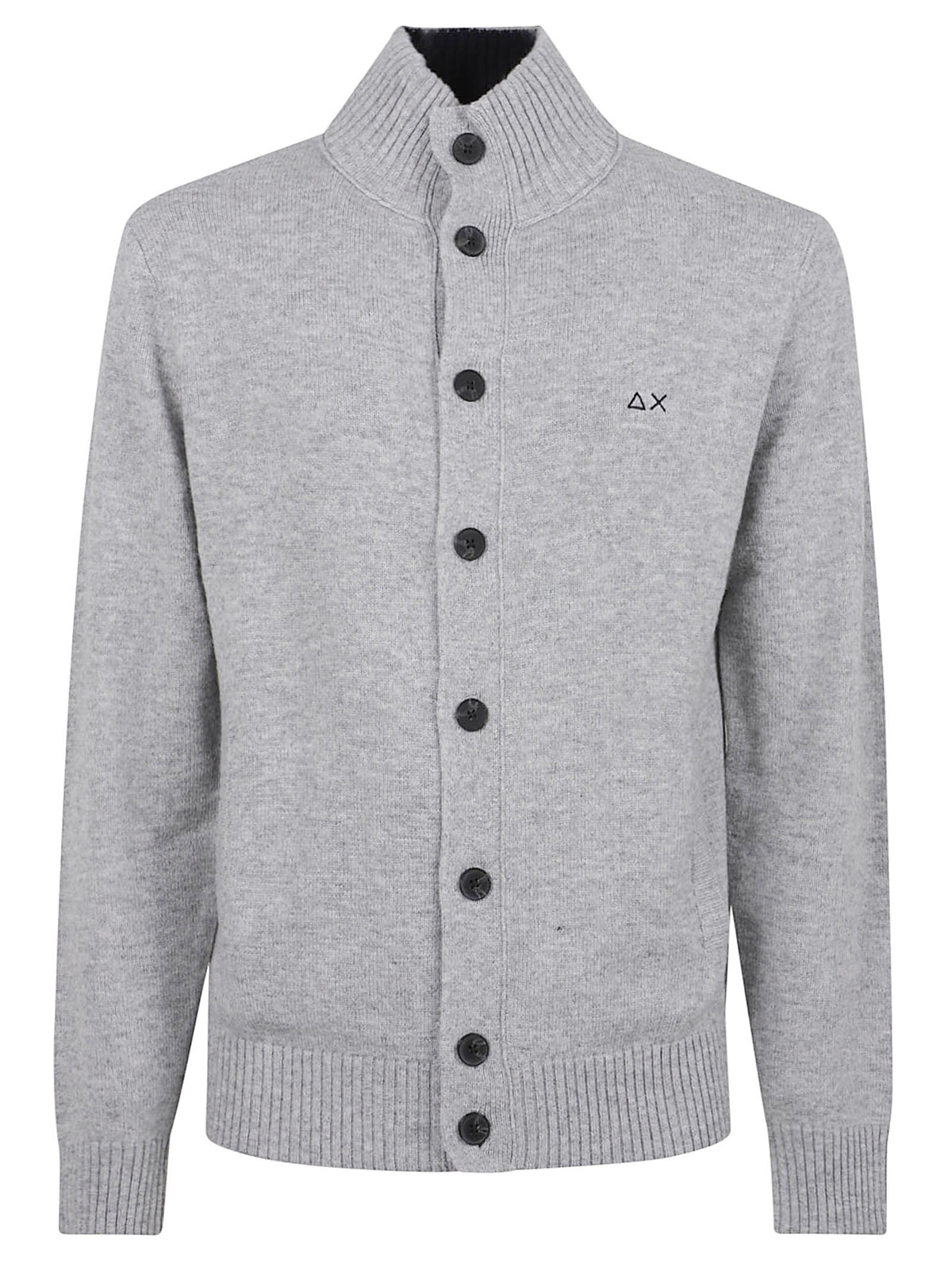 CARDIGAN UOMO BUTTONS WARM WOOL - SUN68 K46113 06 Grigio chiaro SUN68 