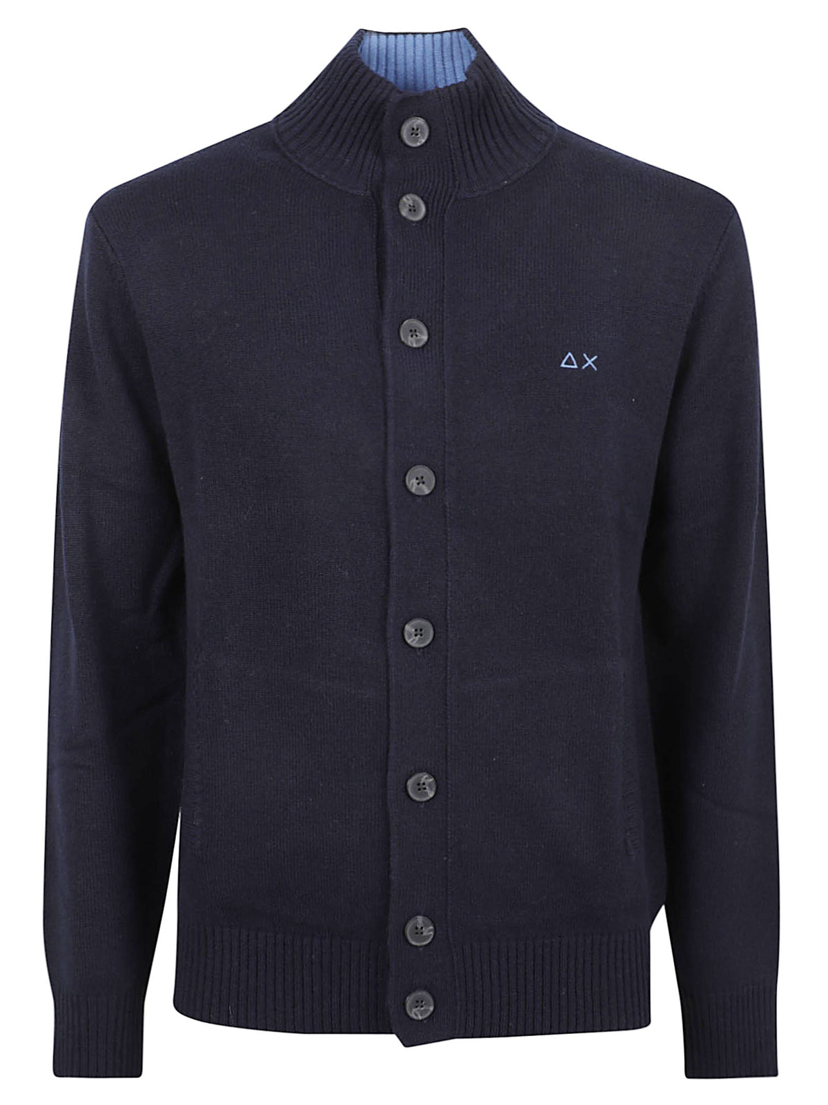 CARDIGAN UOMO BUTTONS WARM WOOL - SUN68 K46113 07 NAVY BLUE SUN68 