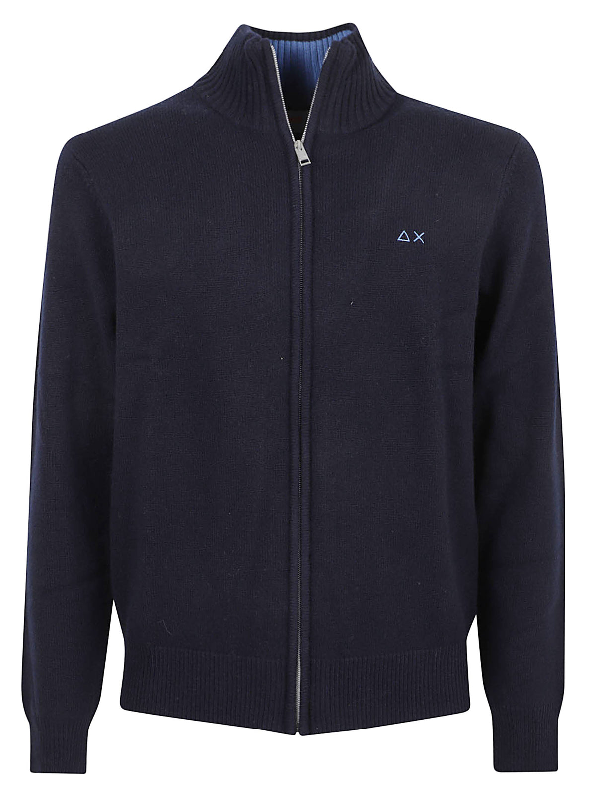 CARDIGAN UOMO TRACKZIP WARM WOO - SUN68 K46114 07 NAVY BLUE SUN68 
