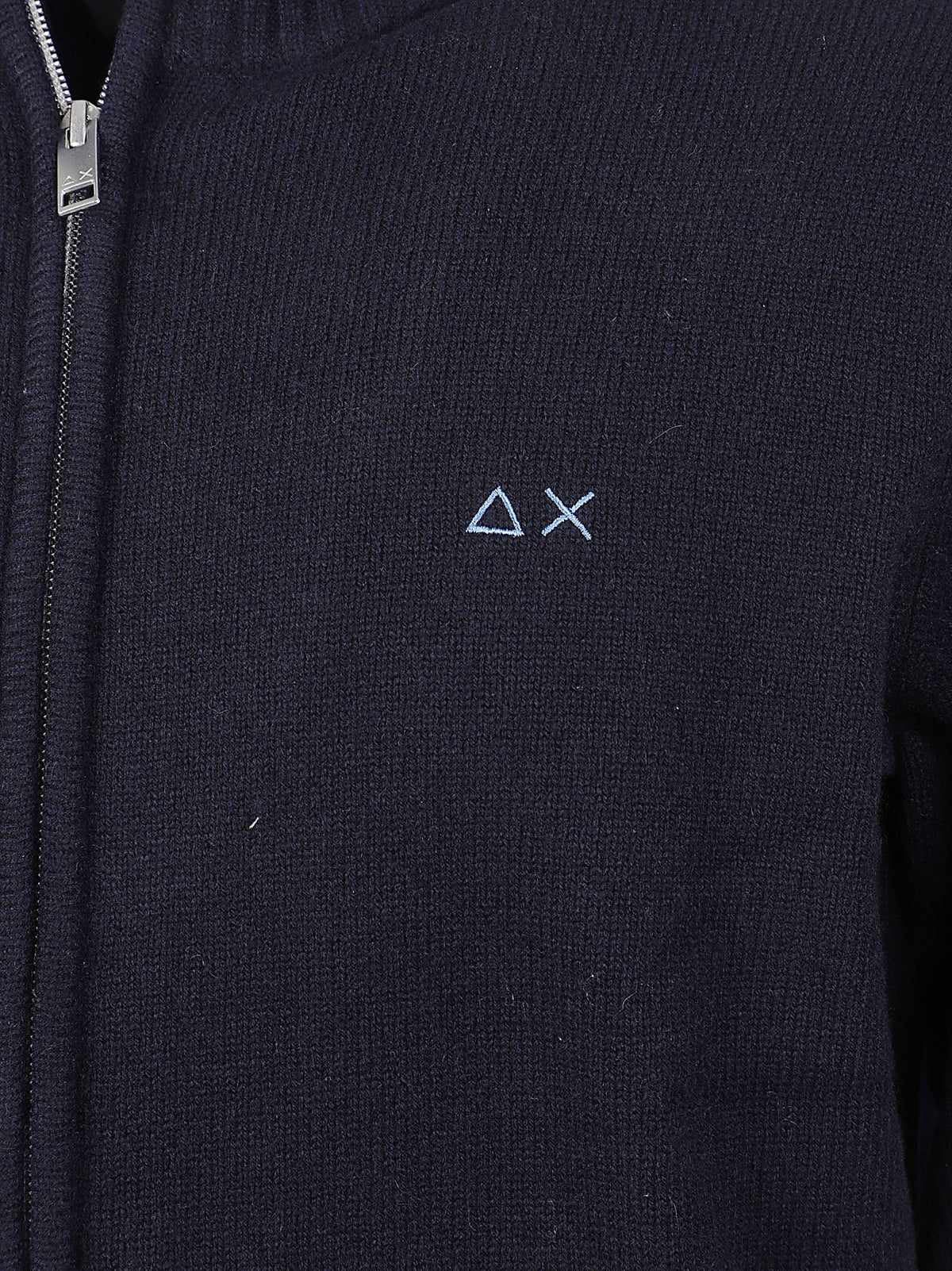 CARDIGAN UOMO TRACKZIP WARM WOO - SUN68 K46114 07 NAVY BLUE SUN68 