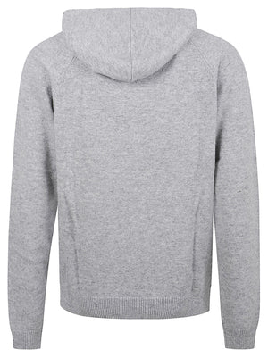 MAGLIA CON CAPPUCCIO UOMOWARM WOOL - SUN68 K46115 06 Grigio chiaro SUN68 