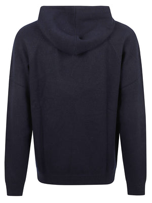 MAGLIA CON CAPPUCCIO UOMO WARM WOOL - SUN68<BR/> K46115 07 NAVY BLUE SUN68 