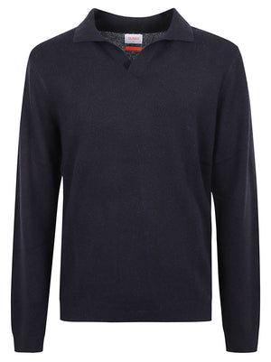 POLO UOMO RIB DETAIL - SUN68 K46120 07 NAVY BLUE SUN68 