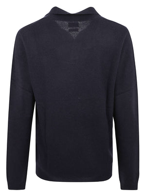 POLO UOMO RIB DETAIL - SUN68 K46120 07 NAVY BLUE SUN68 