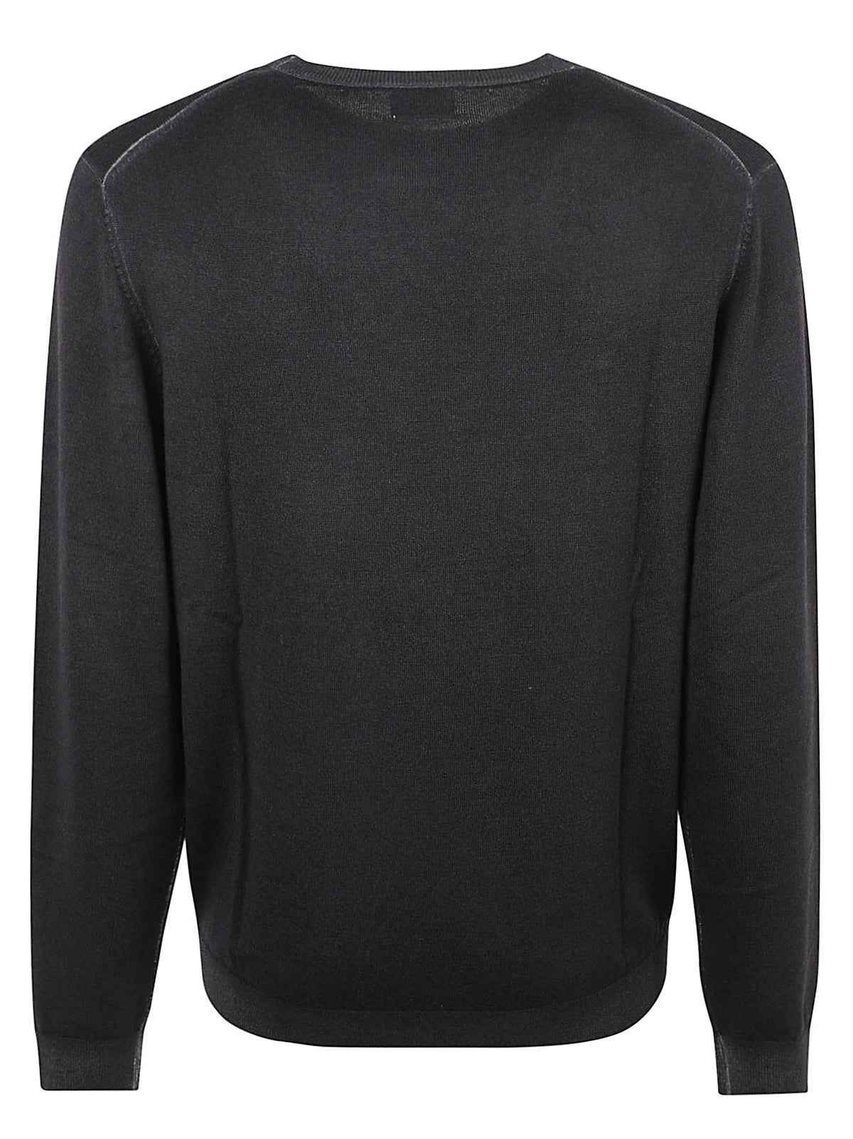 MAGLIONE GIROCOLLO UOMO VINTAGE DYED - SUN68 K46129 11 Nero SUN68 