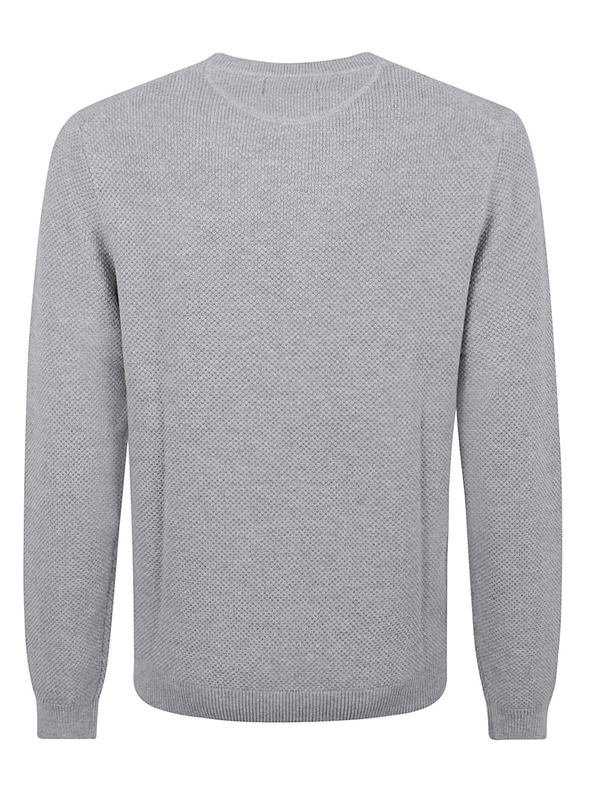 MAGLIONE GIROCOLLO UOMO RICE KNITWAY - SUN68 <BR/> K46134 06 Grigio chiaro SUN68 
