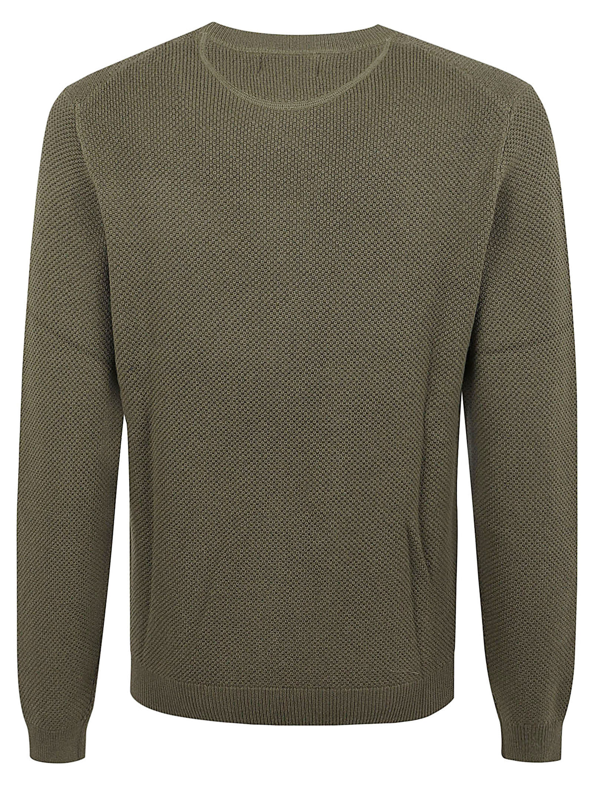 MAGLIONE GIROCOLLO UOMO  RICE KNITWAY - SUN68 <BR/> K46134 74 MILITARE SCURO SUN68 