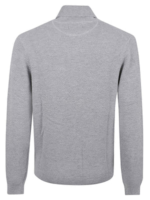 MAGLIONE UOMO A COLLO ALTO  RICE KNITWAY - SUN68 K46135 06 Grigio chiaro SUN68 
