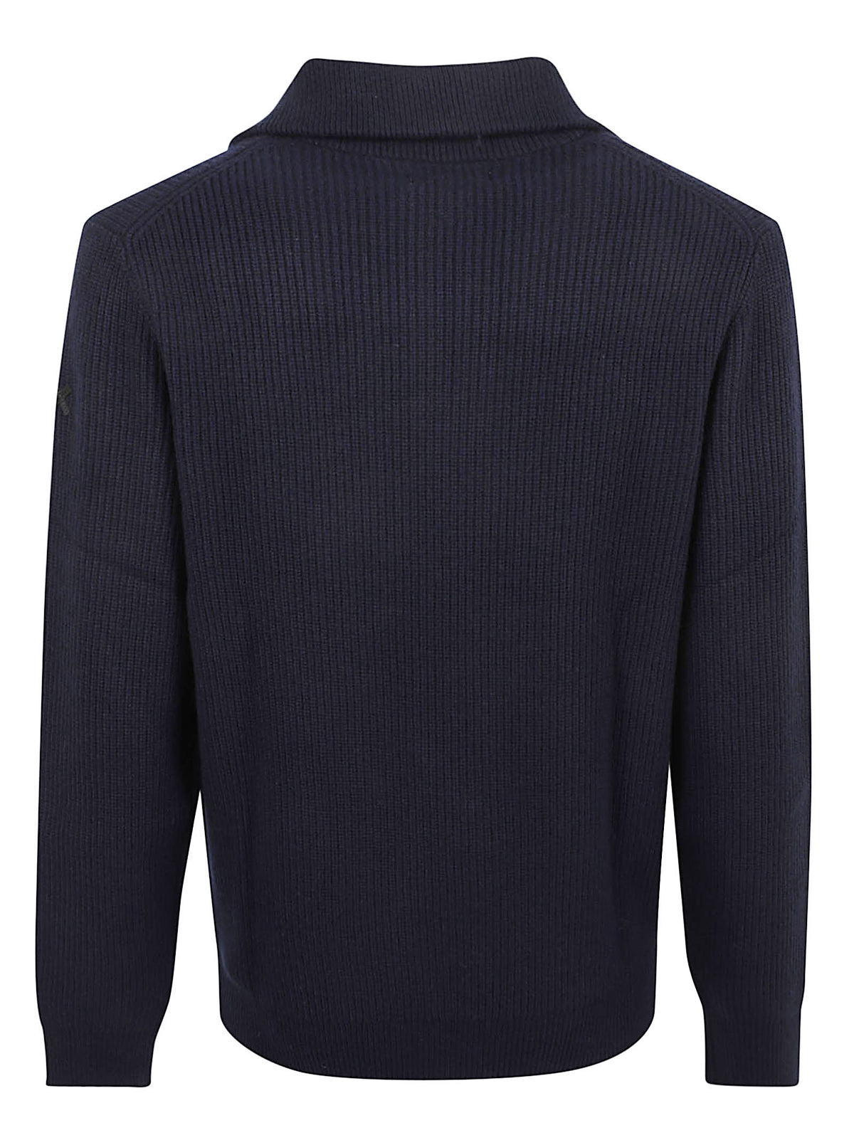 MAGLIONE UOMO MEZZA ZIP ENGLISH RIB  - SUN68 K46147 07 NAVY BLUE SUN68 