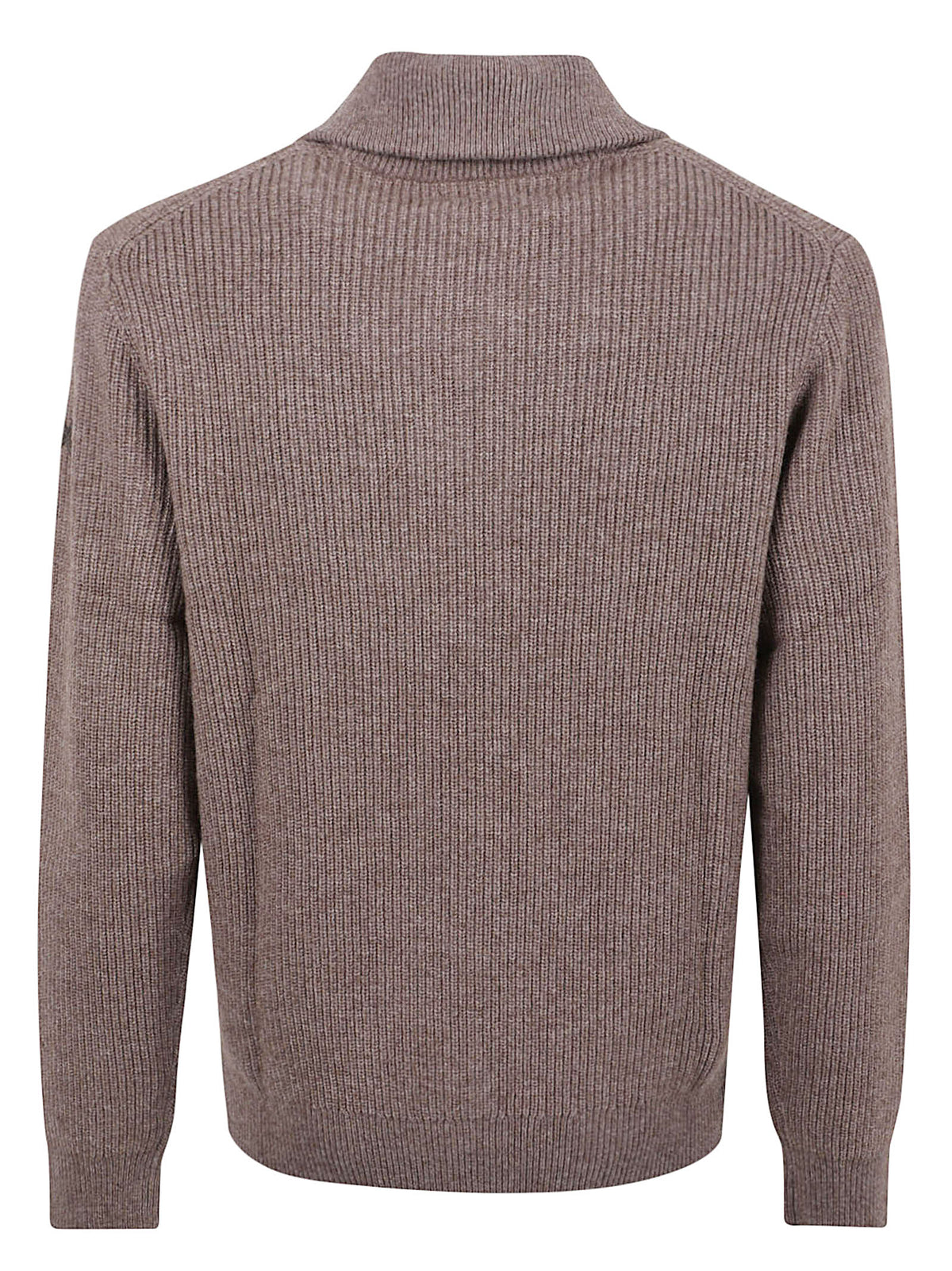 MAGLIONE UOMO MEZZA ZIP ENGLISH RIB  - SUN68 <BR/> K46147 66 Tortora SUN68 