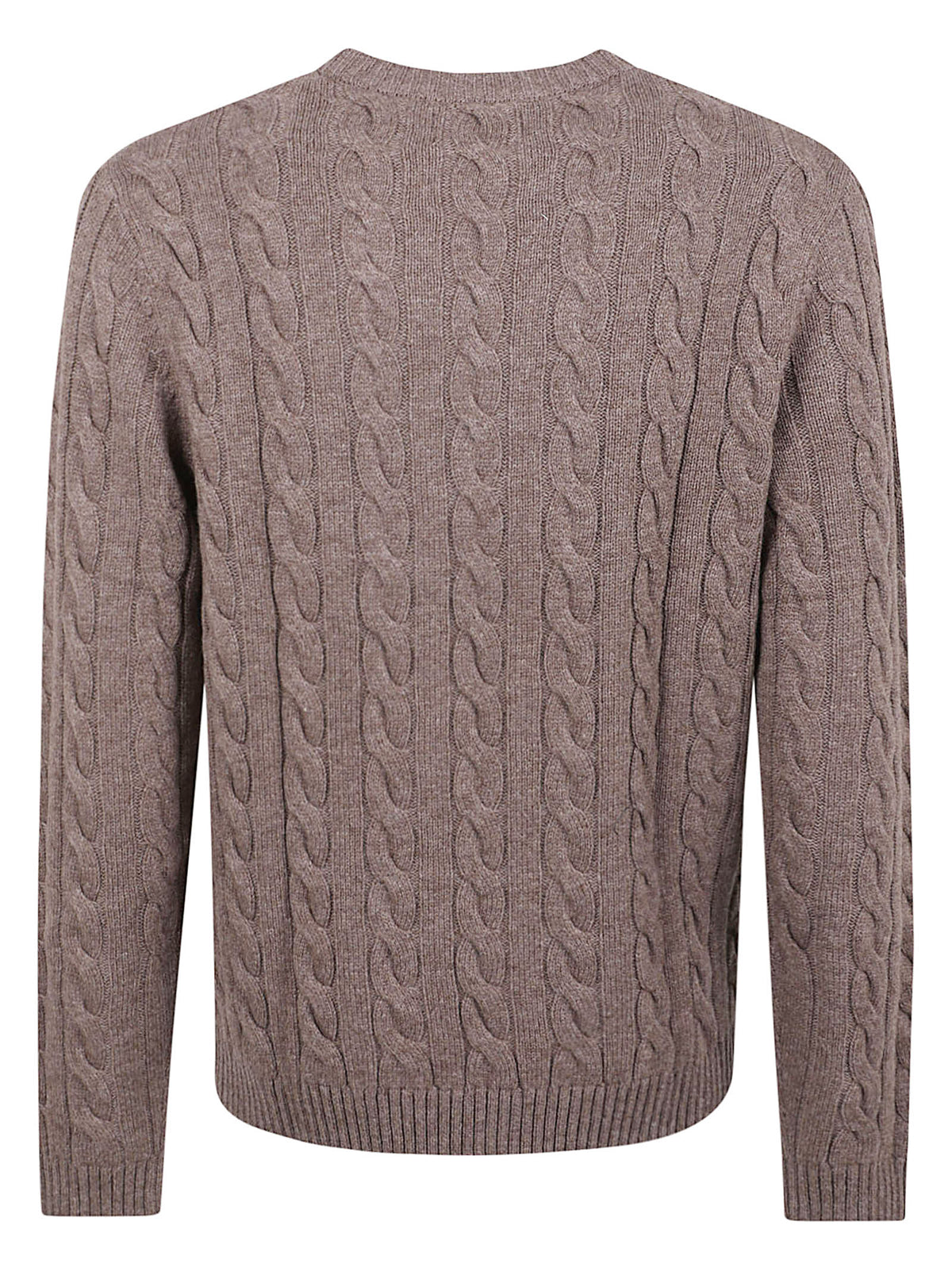MAGLIONE GIROCOLLO UOMO CABLE KNIT - SUN68 K46150 66 Tortora SUN68 