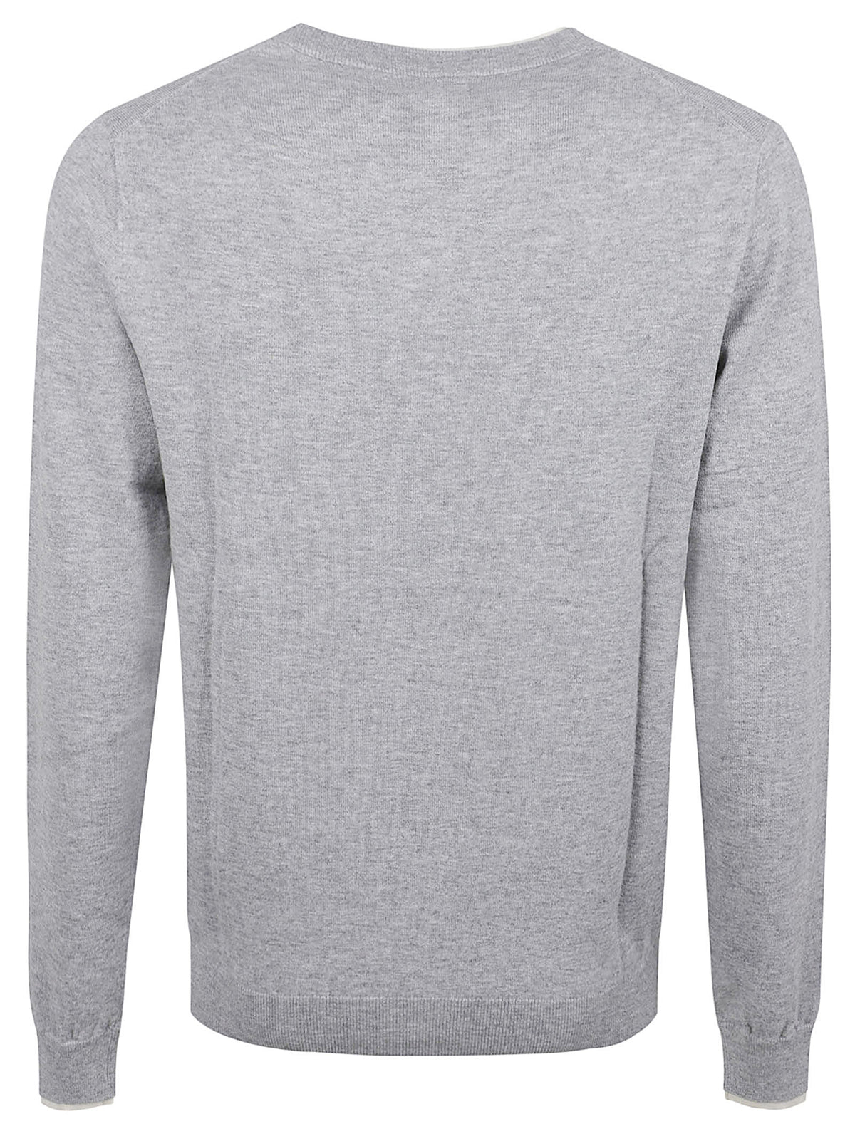 MAGLIONE GIROCOLLO UOMO DOUBLE RIB - SUN68 K46159 06 Grigio chiaro SUN68 