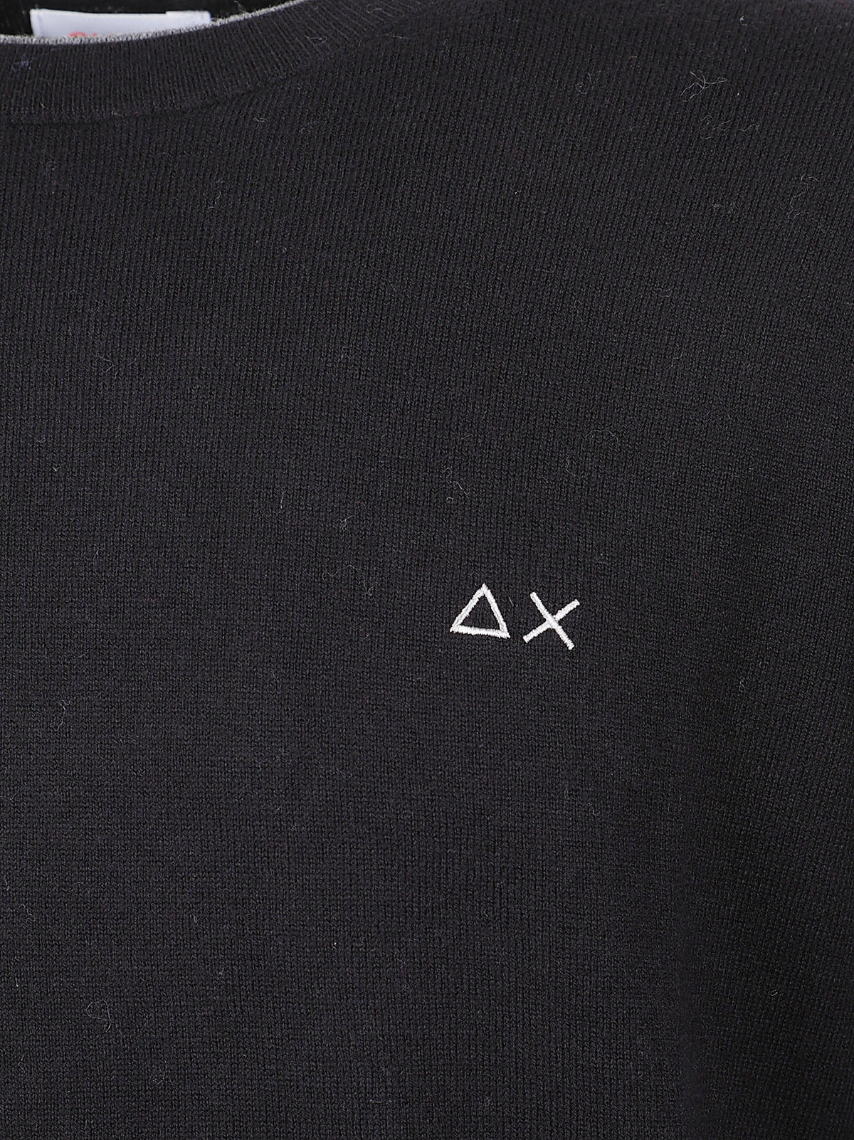 MAGLIONE GIROCOLLO UOMO DOUBLE RIB - SUN68<BR/> K46159 11 Nero SUN68 