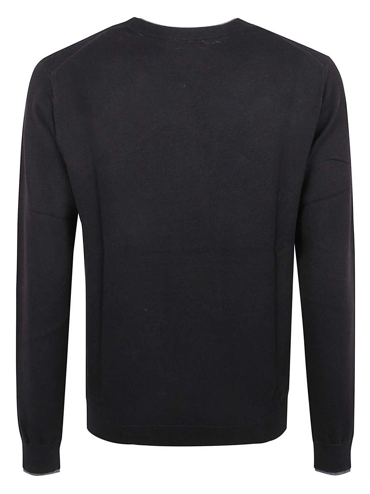 MAGLIONE GIROCOLLO UOMO DOUBLE RIB - SUN68<BR/> K46159 11 Nero SUN68 