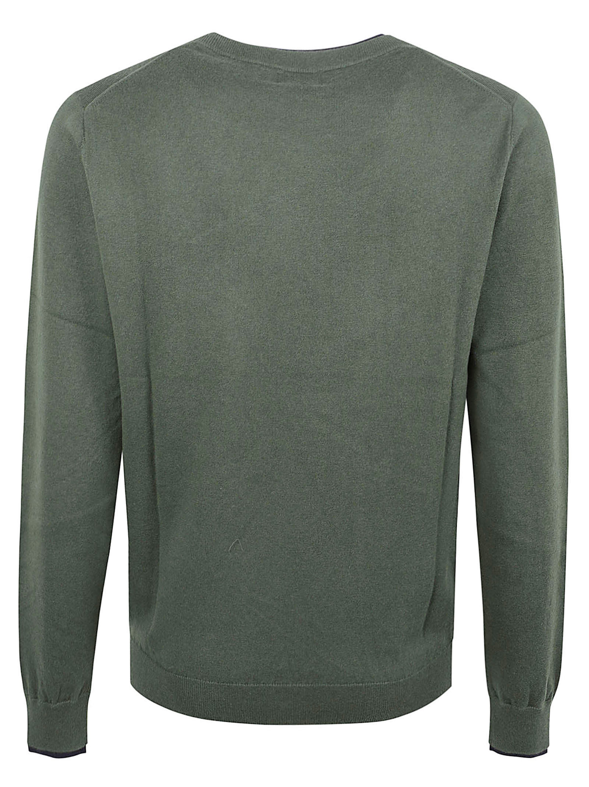 MAGLIONE GIROCOLLO UOMO DOUBLE RIB - SUN68 K46159 37 Verde scuro SUN68 
