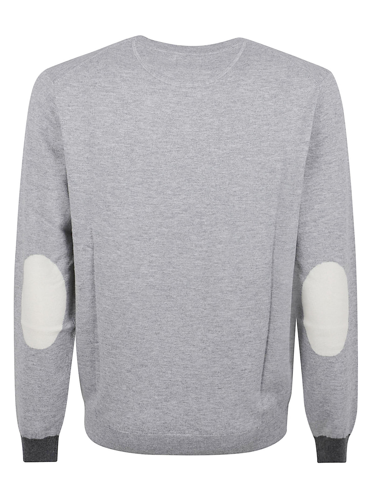 MAGLIONE GIROCOLLO UOMO ENGLISH RIB - SUN68 <BR/> K46160 06 Grigio chiaro SUN68 
