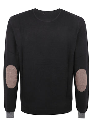 MAGLIONE GIROCOLLO UOMO ENGLISH RIB - SUN68 <BR/> K46160 11 Nero SUN68 