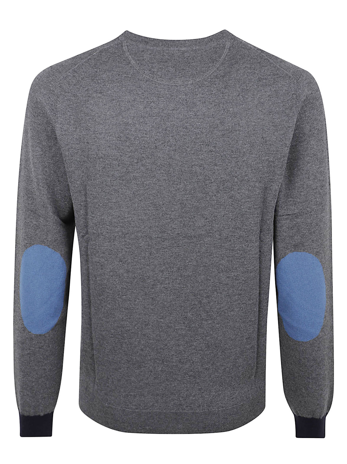 MAGLIONE GIROCOLLO UOMO ENGLISH RIB - SUN68 K46160 47 Grigio scuro SUN68 