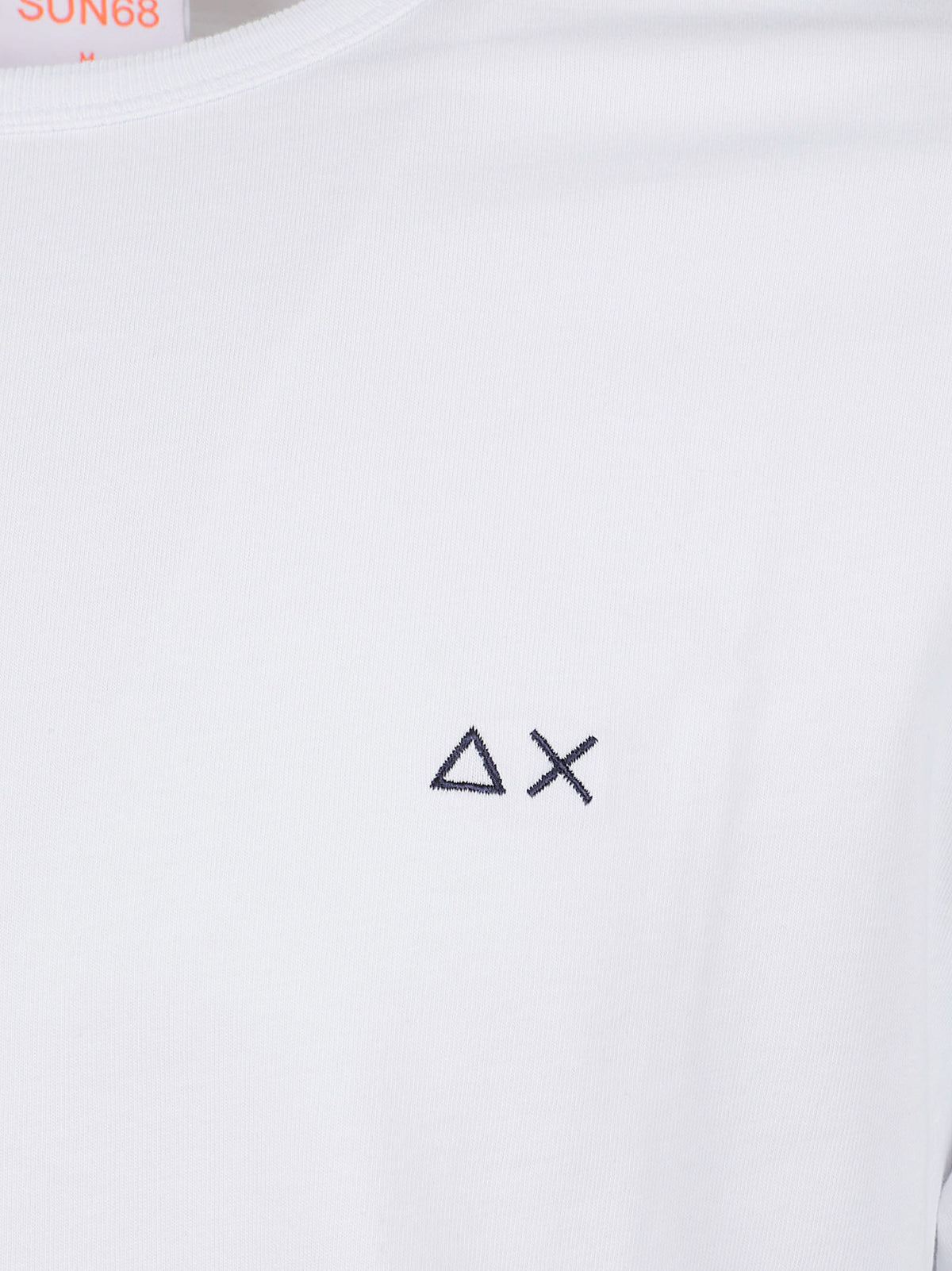 MAGLIA UOMO GIROCOLLO MANICA LUNGA - SUN68 T46105 01 Bianco SUN68 
